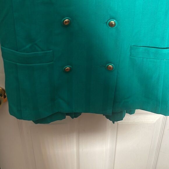 Starshine Sunshine 2PC Green Pleated Skirt Set NWT Vintage - Picture 5 of 7